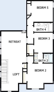 1349 S Brook Dr, Leander, TX 78641 - view of floor plan / room layout
