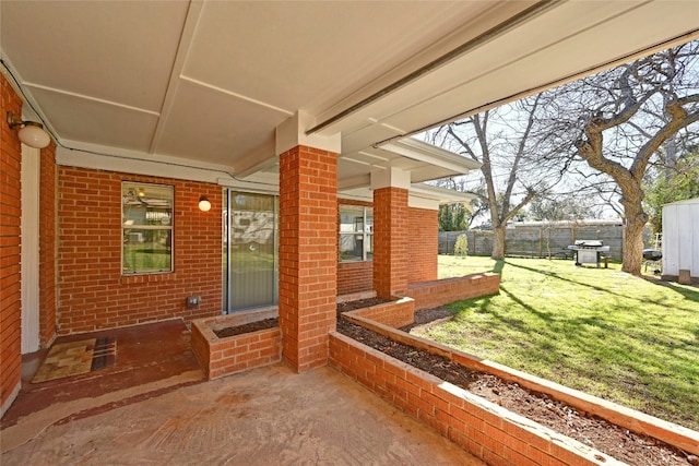 view of patio