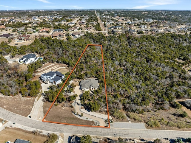 804 Laughing Dog Ct, Leander, TX 78641 - aerial overview of property's location featuring property boundaries highlighted