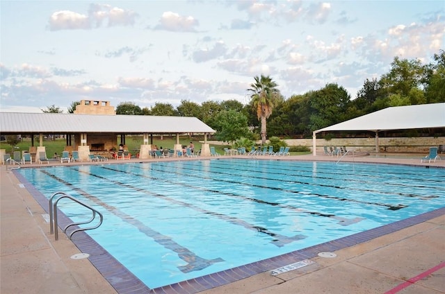 view of pool