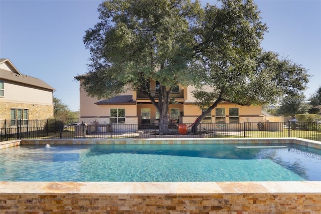 view of pool