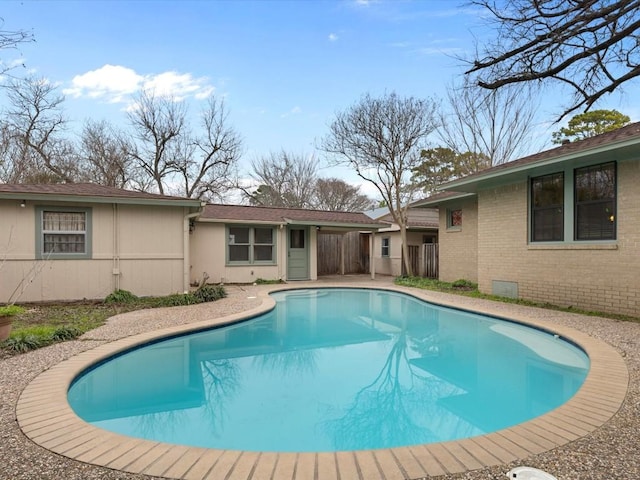 view of pool