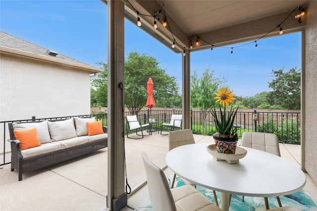 116 Granite Peak Cv, Georgetown, TX 78633 - view of patio / terrace featuring outdoor lounge area