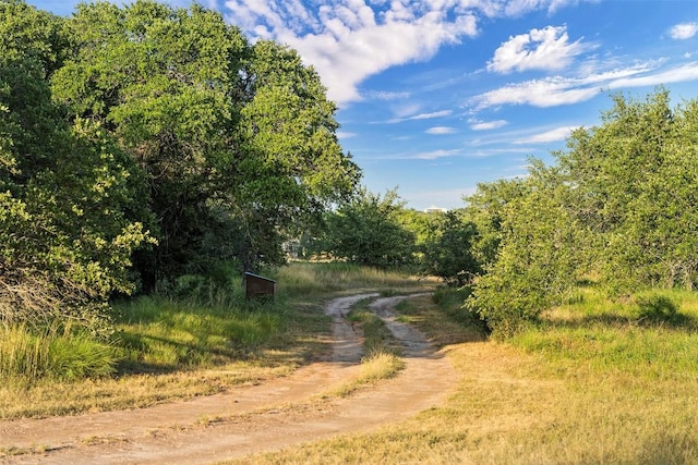 view of road