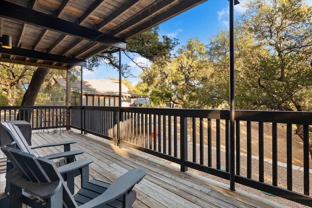 1309 Edgewater Dr, Spicewood, TX 78669 - view of deck