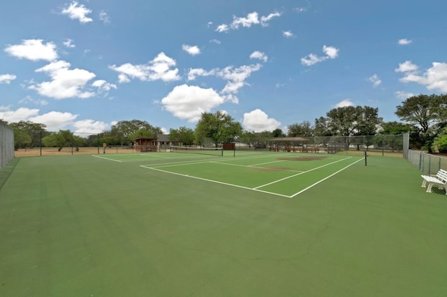 view of sport court