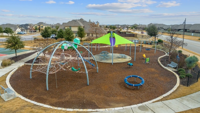 view of play area