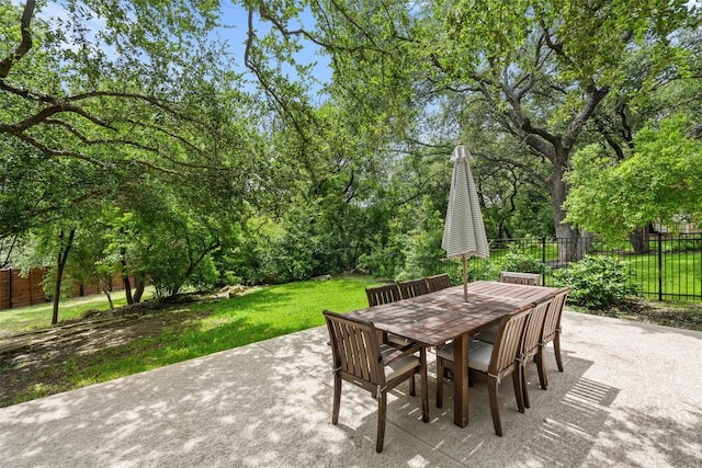 view of patio / terrace