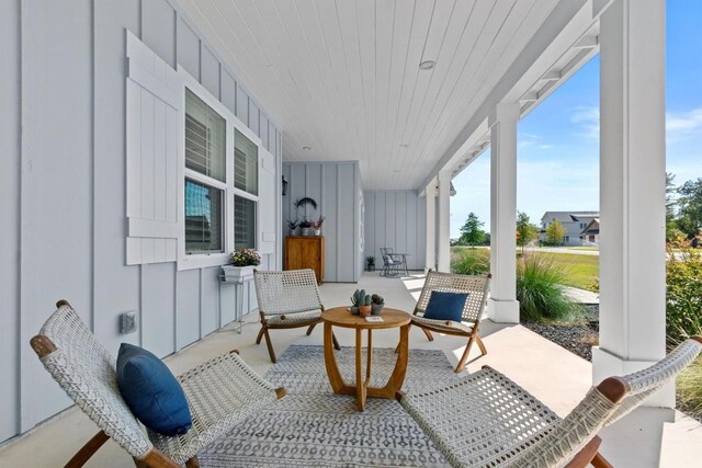 view of patio / terrace featuring a porch