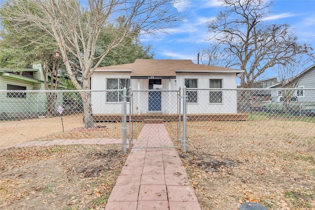 view of bungalow