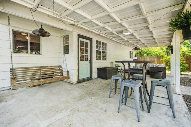 2502 Spruceleaf Cir, Austin, TX 78757 - view of patio with fence