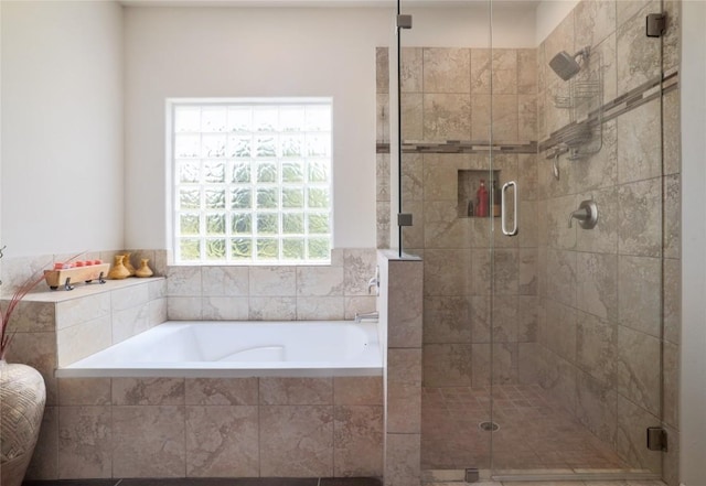 254 Cardinal Loop, Paige, TX 78659 - full bath with a bath and a stall shower