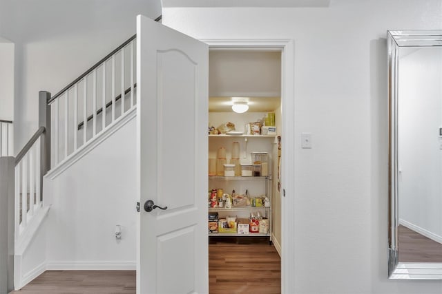 view of pantry