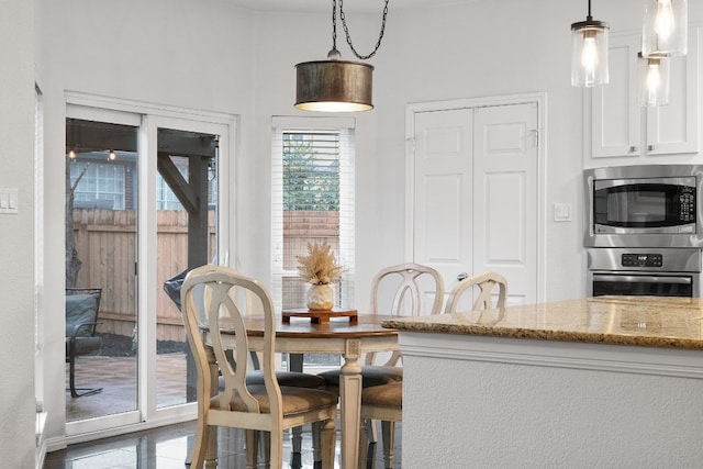 view of dining room