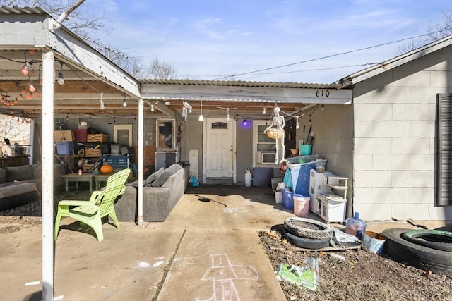 view of patio