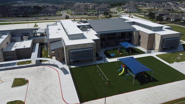 birds eye view of property featuring a residential view