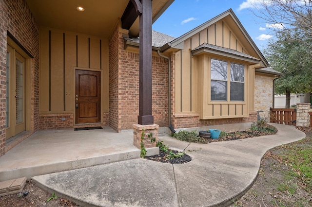 view of entrance to property