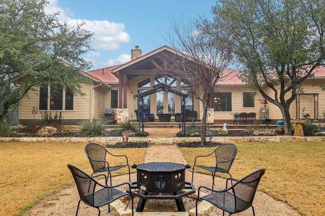 view of patio