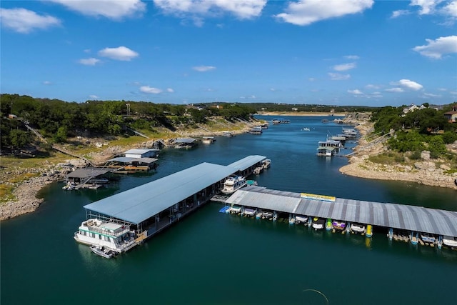 205 Errol Dr, Spicewood, TX 78669 - bird's eye view of a nearby body of water