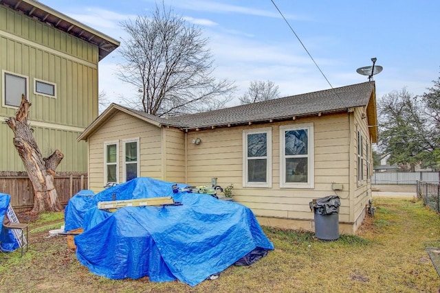 view of rear view of property