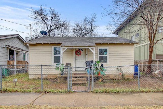 view of bungalow-style home