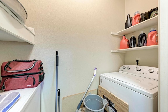 view of laundry room