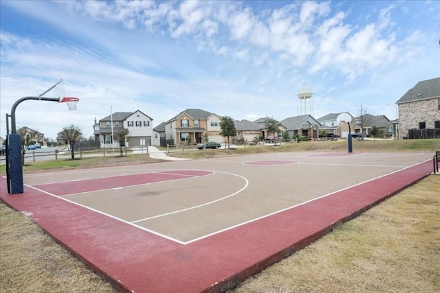 view of sport court