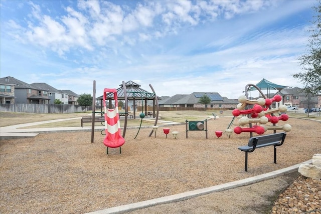 view of play area