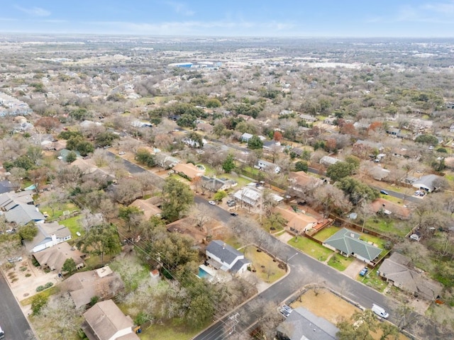 drone / aerial view featuring a residential view