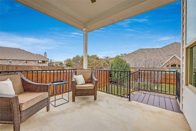 2104 Ringstaff Rd, Leander, TX 78641 - view of patio featuring a balcony