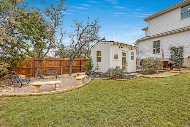 2104 Ringstaff Rd, Leander, TX 78641 - view of yard featuring an outdoor structure