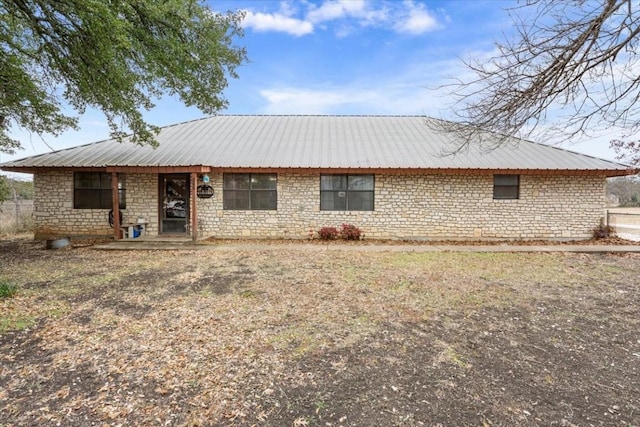 view of rear view of property