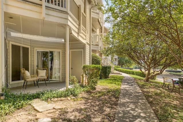 exterior space featuring a patio area