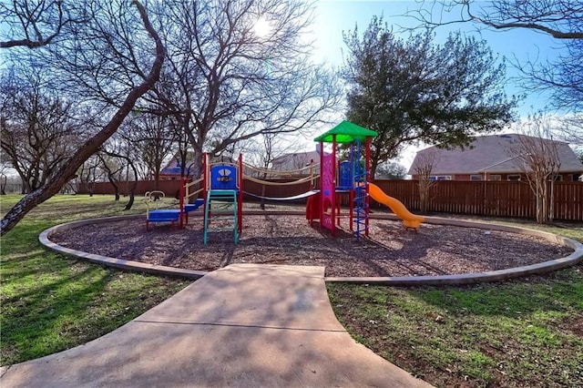 view of jungle gym