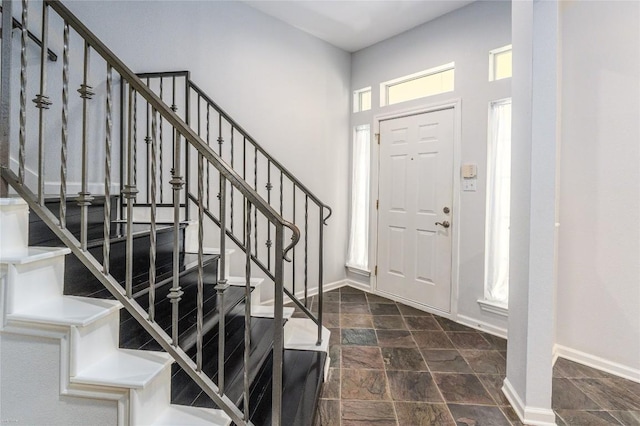 entryway featuring a wealth of natural light