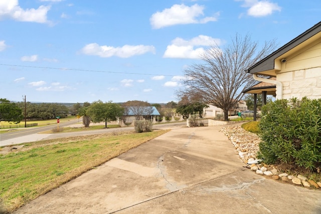 view of yard