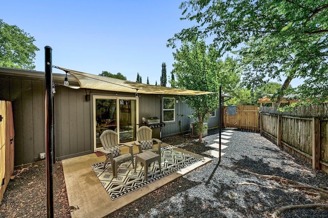 view of patio / terrace featuring grilling area