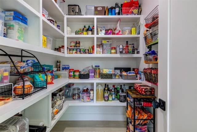 view of pantry