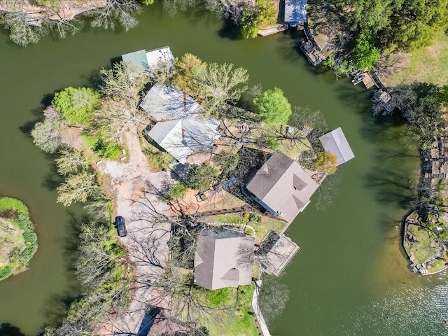 1332 S Lakeside Dr, Kingsland, TX 78611 - view of property location featuring a nearby body of water