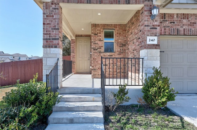 view of property entrance