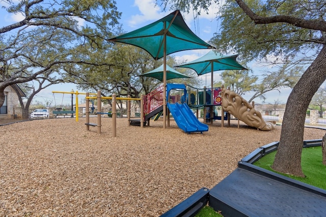 view of play area