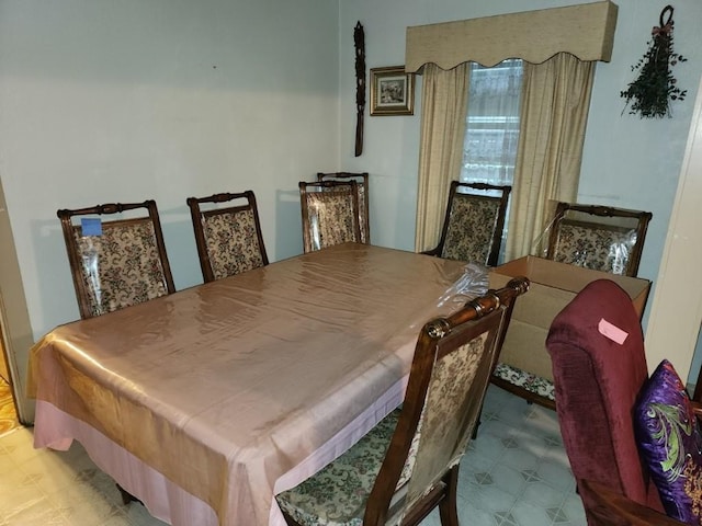 view of dining space