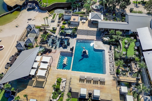 101 W Bank Unit 27, Horseshoe Bay, TX 78657 - view of property location with a pool