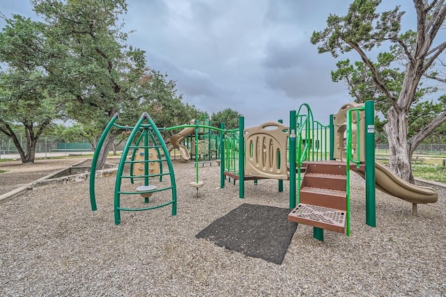 view of jungle gym