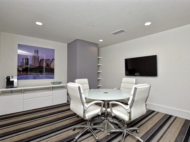 view of dining area