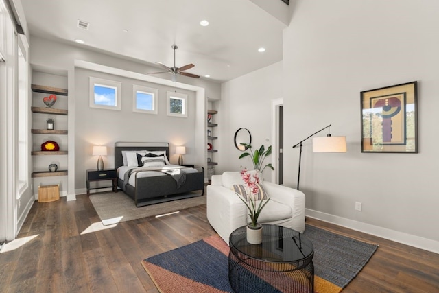 821 Laughing Dog Ct, Leander, TX 78641 - bedroom featuring recessed lighting and wood finished floors