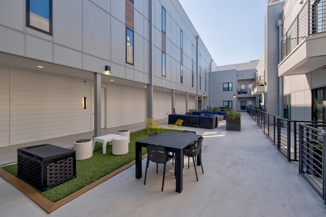 view of patio / terrace featuring outdoor lounge area