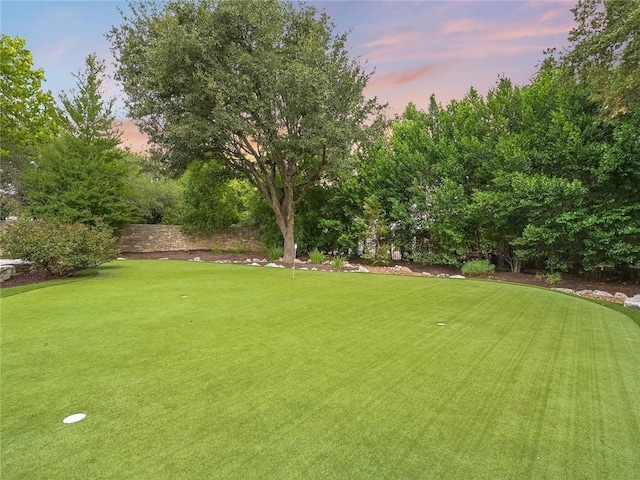3844 Hunterwood Pt, Austin, TX 78746 - view of yard with view of wooded area