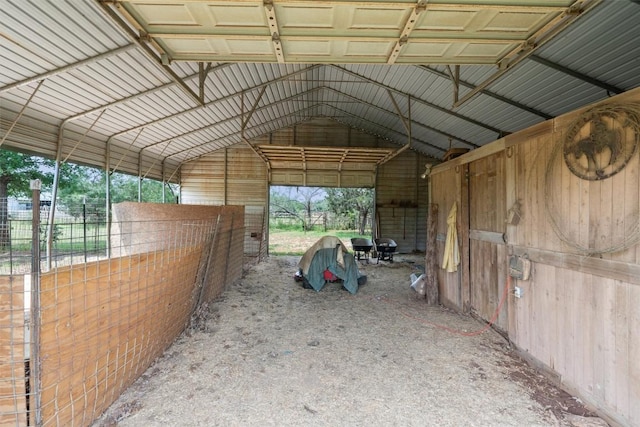 view of stable