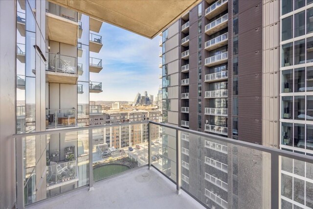 44 E Ave Unit 1407, Austin, TX 78701 - balcony featuring a view of city